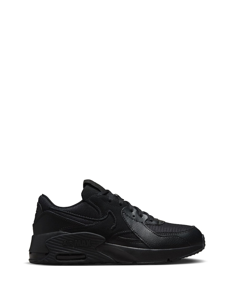 Nike Black/Grey Youth Air Max Excee Trainers - Image 1 of 1