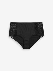 Czarny - Modal & Lace Knickers 3 Pack - Image 2 of 2