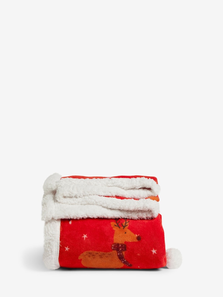 Jeté de Noël en polaire du Père Noël - Image 3 of 4