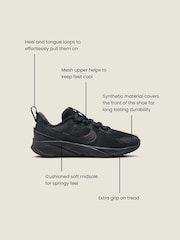 Noir - Baskets Nike Junior Star de running 4 - Image 3 de 9