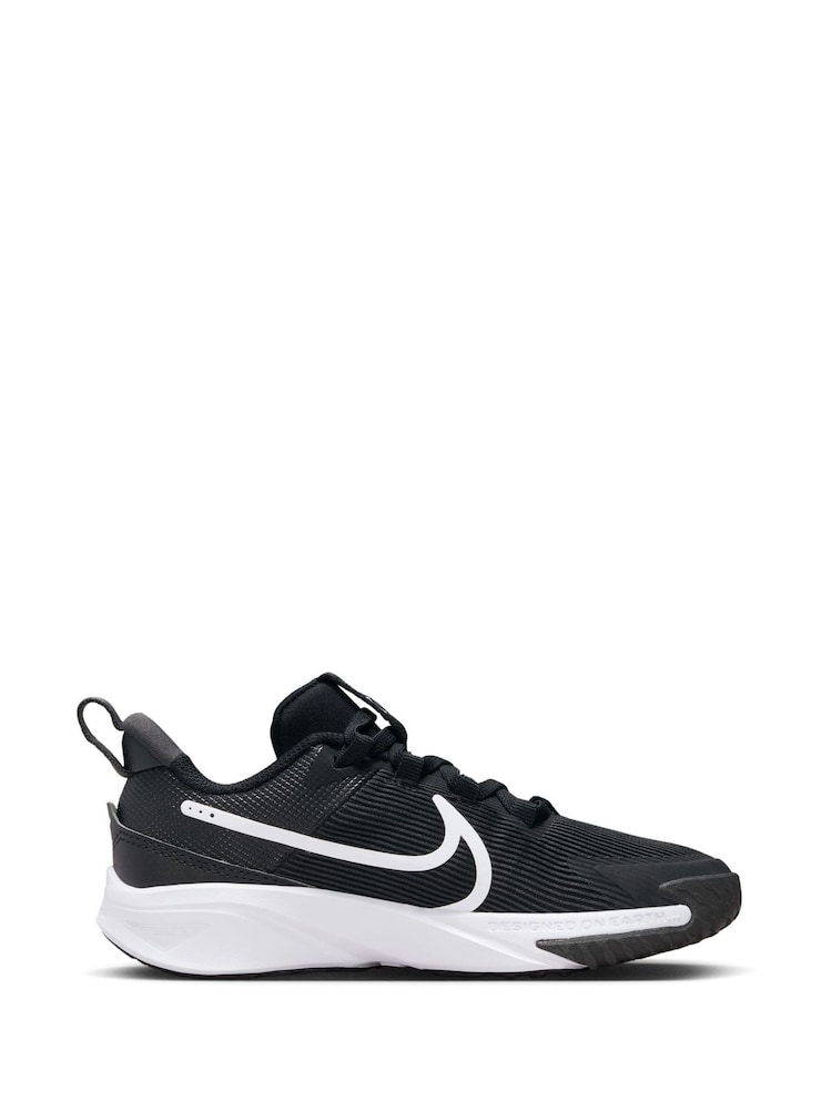 Czarno-biały - Buty sportowe Nike Junior Star Runner 4 - Image 3 of 11