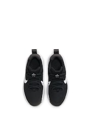 Nike Black White Junior Star Runner 4 Trainers - Image 7 of 11