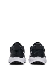 Nike Black White Junior Star Runner 4 Trainers - Image 8 of 11