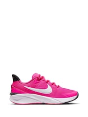 Nike Pink Youth Star Runner 4 Trainers - Image 1 of 11