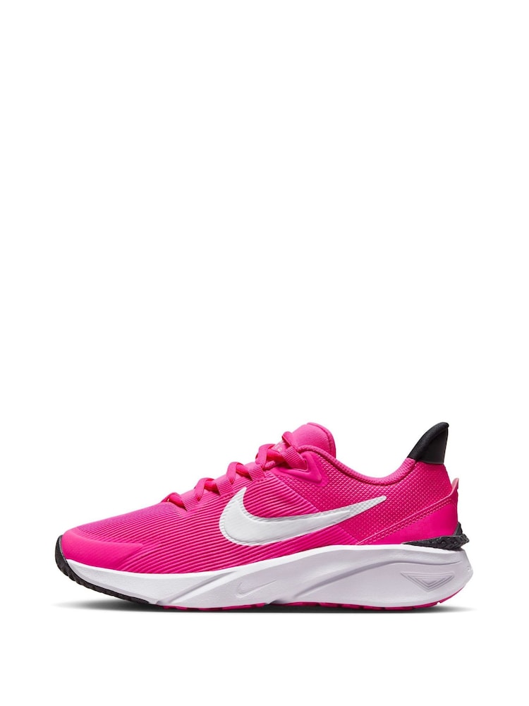 Nike Pink Youth Star Runner 4 Trainers - Image 2 of 11