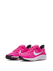 Nike Pink Youth Star Runner 4 Trainers - Image 8 of 11