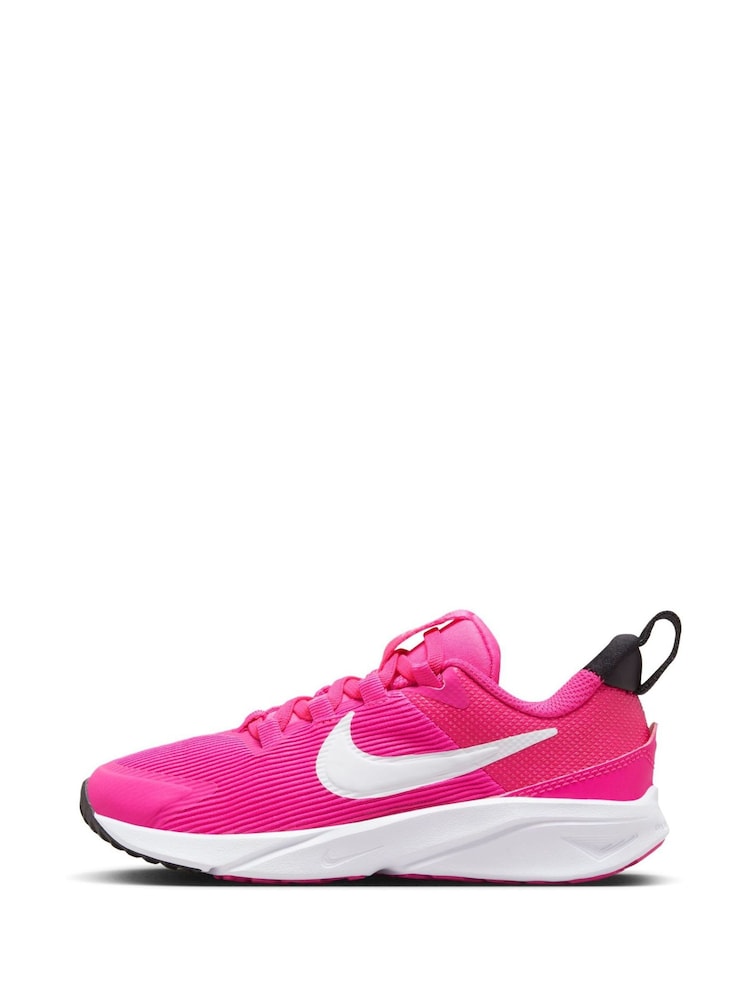 Nike Pink Junior Star Runner 4 Trainers - Image 2 of 11