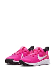 Nike Pink Junior Star Runner 4 Trainers - Image 6 of 11