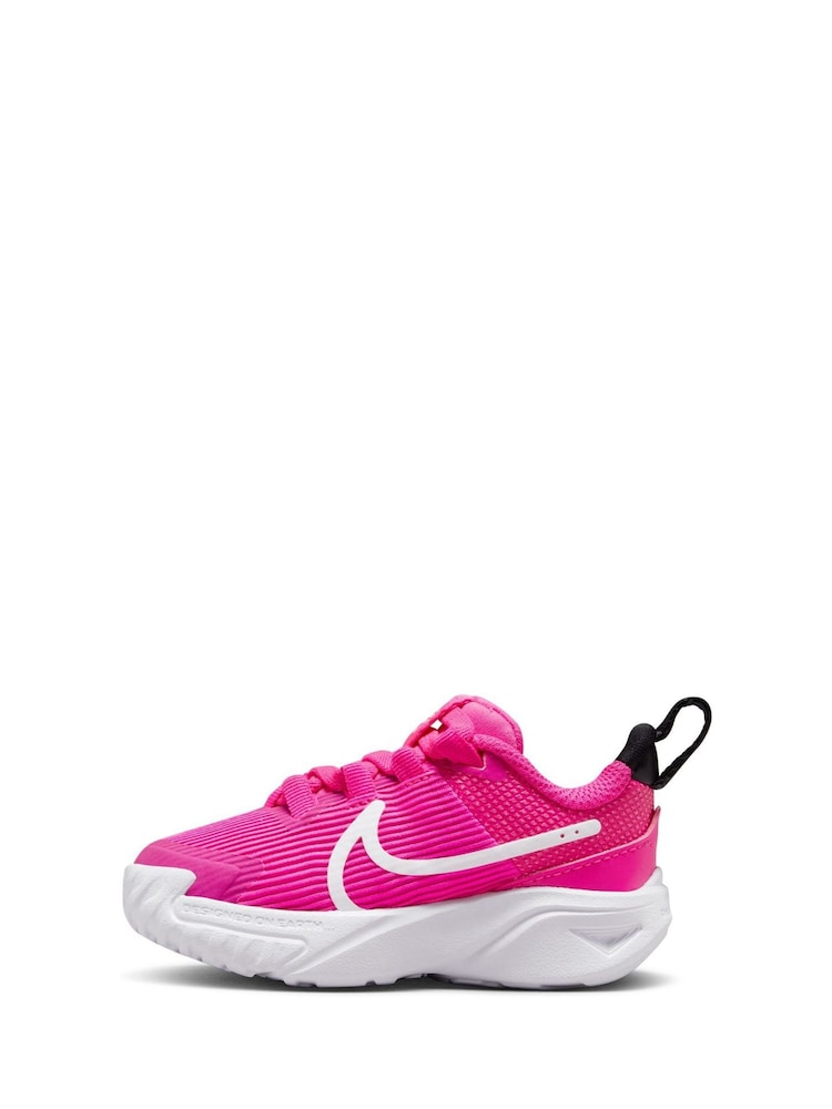 Nike Pink Infant Star Runner 4 Trainers - Image 4 of 9