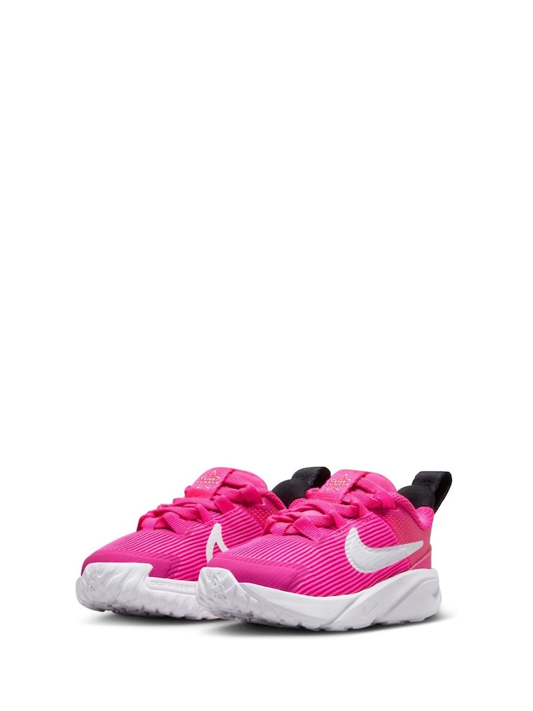 Nike Pink Infant Star Runner 4 Trainers - Image 6 of 9