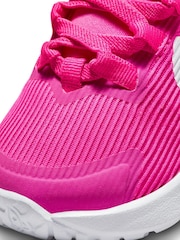 Nike Pink Infant Star Runner 4 Trainers - Image 9 of 9