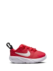 Nike Red Infant Star Runner 4 Trainers - Image 1 of 9