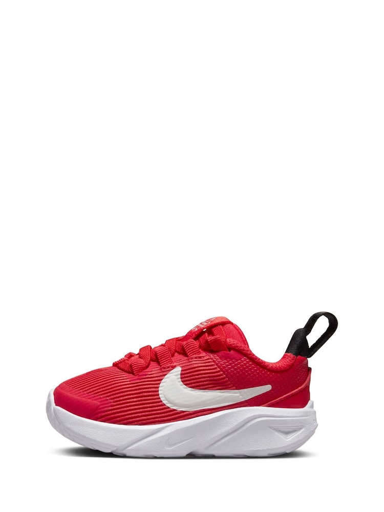 Nike Red Infant Star Runner 4 Trainers - Image 2 of 9