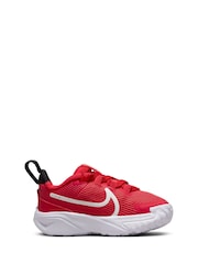 Nike Red Infant Star Runner 4 Trainers - Image 3 of 9