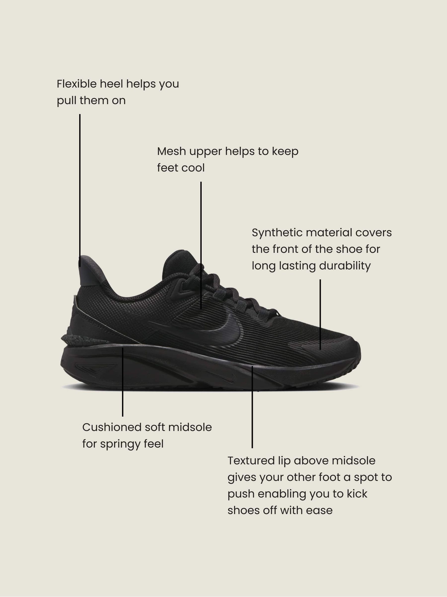 nike shoes with soft heel