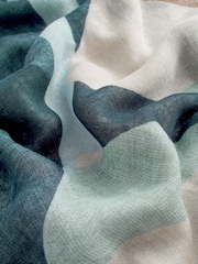 Blue Geo Lightweight Scarf - Image 7 of 8