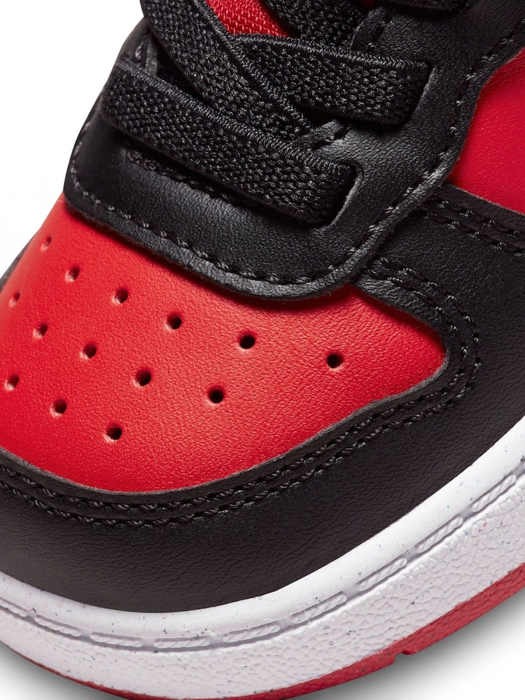 Rot/Schwarz - Nike Baby Court Borough Recraft Niedrige Turnschuhe - Bild 10 von 10 Rot/Schwarz - Nike Baby Court Borough Recraft Niedrige Turnschuhe - Bild 10 von 10