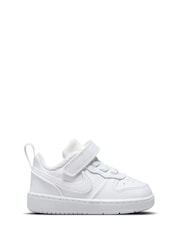 Белый - низкие кроссовки для малышей Nike Court Borough Recraft - Image 2 of 10