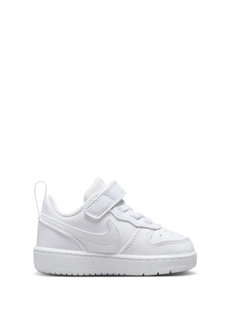 Nike White Infant Court Borough Low Recraft Trainers - Image 4 of 10