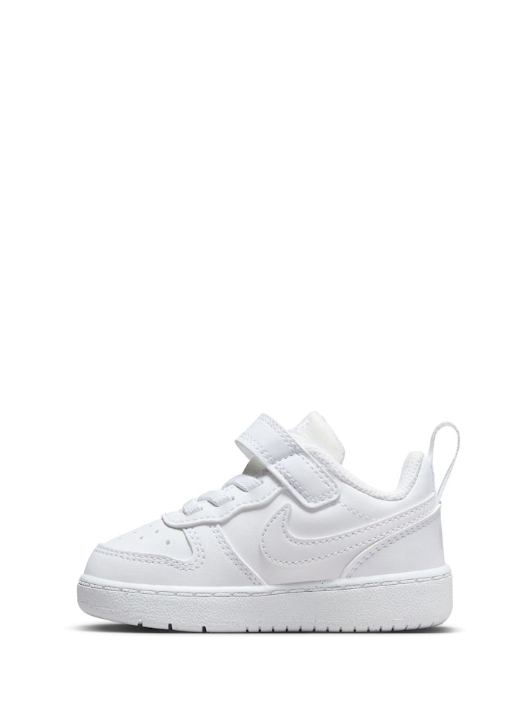 Nike White Infant Court Borough Low Recraft Trainers - Image 5 of 10
