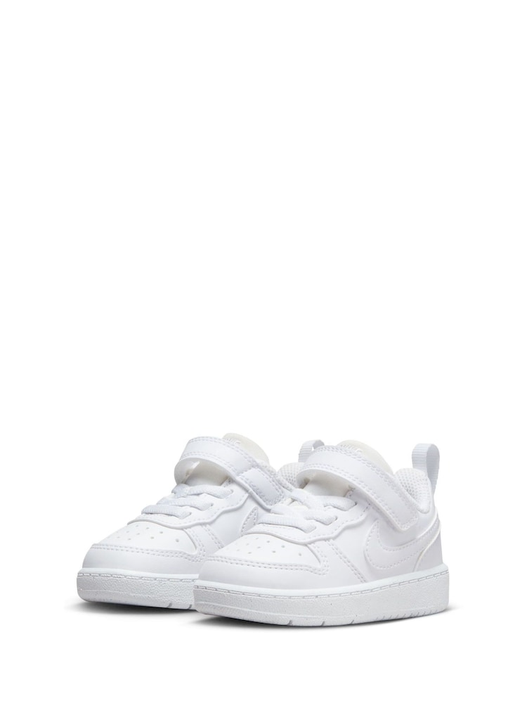 Nike White Infant Court Borough Low Recraft Trainers - Image 6 of 10