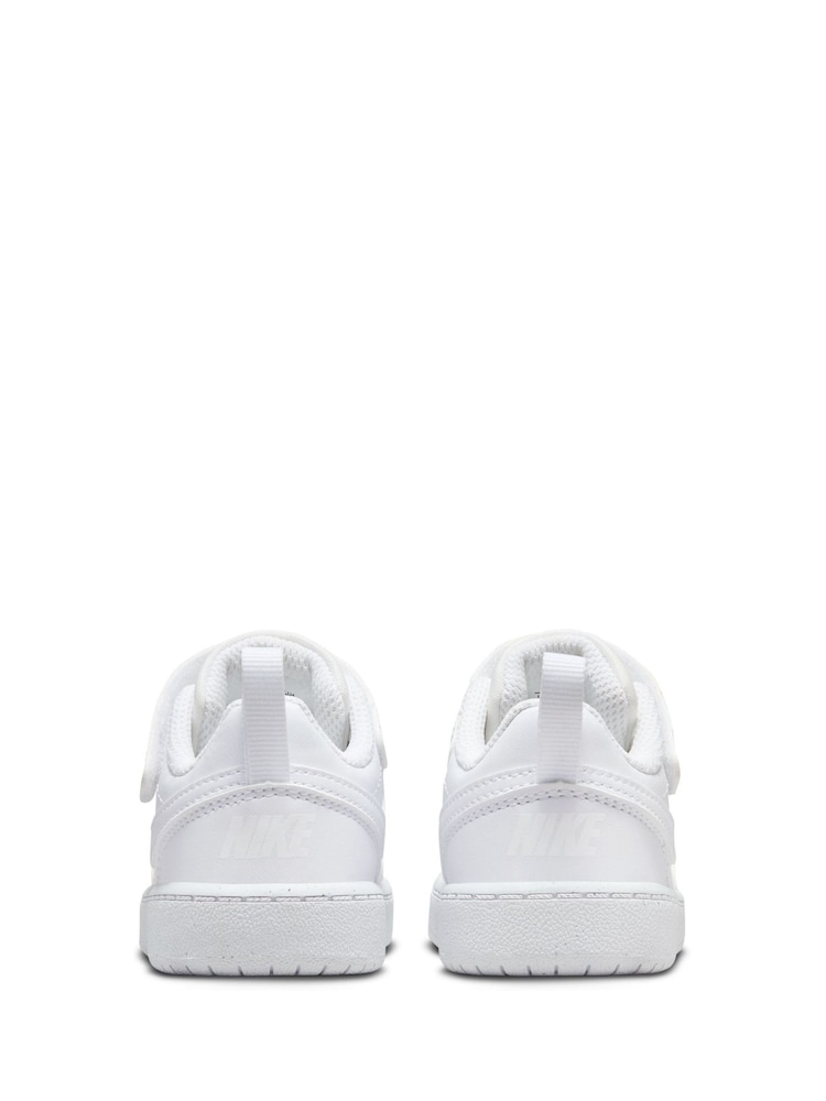 Nike White Infant Court Borough Low Recraft Trainers - Image 7 of 10