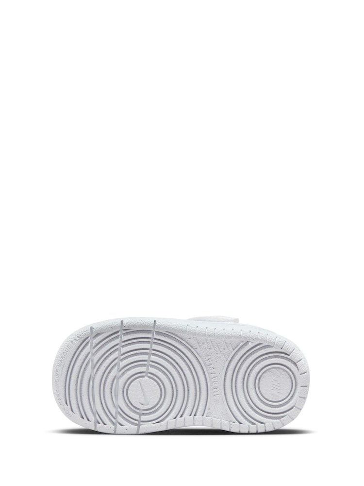 Nike White Infant Court Borough Low Recraft Trainers - Image 8 of 10