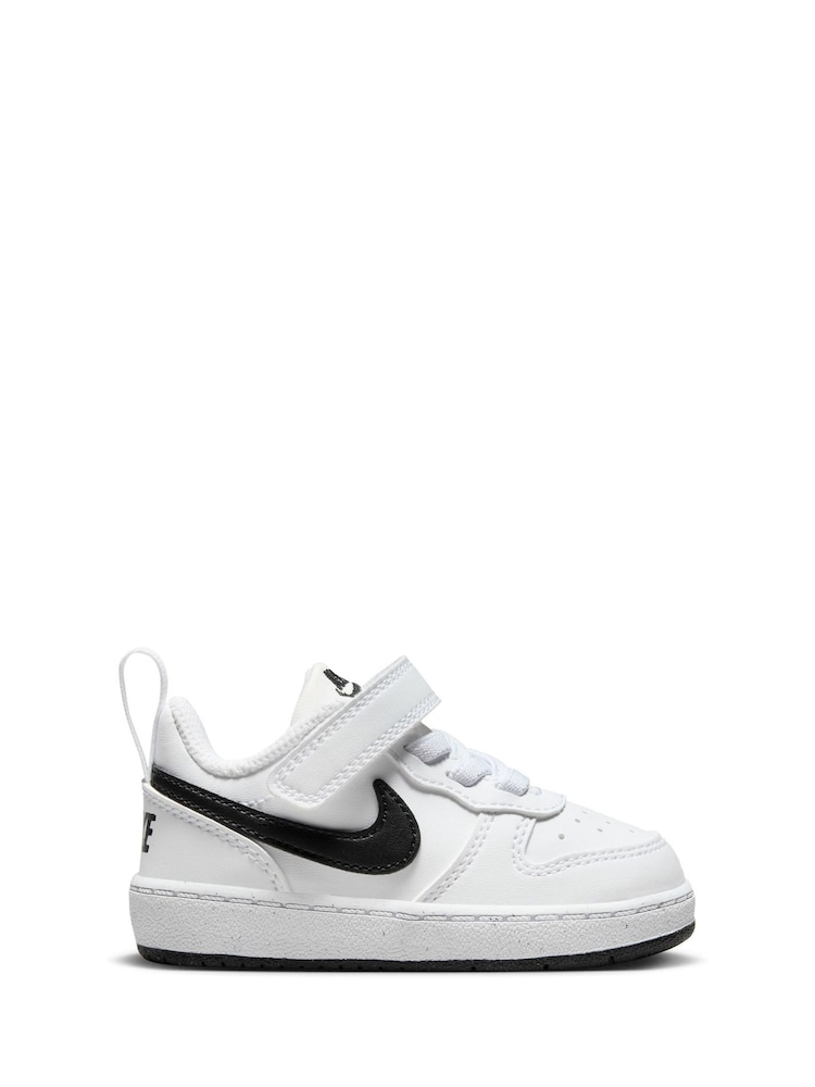 Weiß und Schwarz - Nike Baby Court Borough Recraft Niedrige Turnschuhe - Bild 1 von 10 Weiß und Schwarz - Nike Baby Court Borough Recraft Niedrige Turnschuhe - Bild 1 von 10