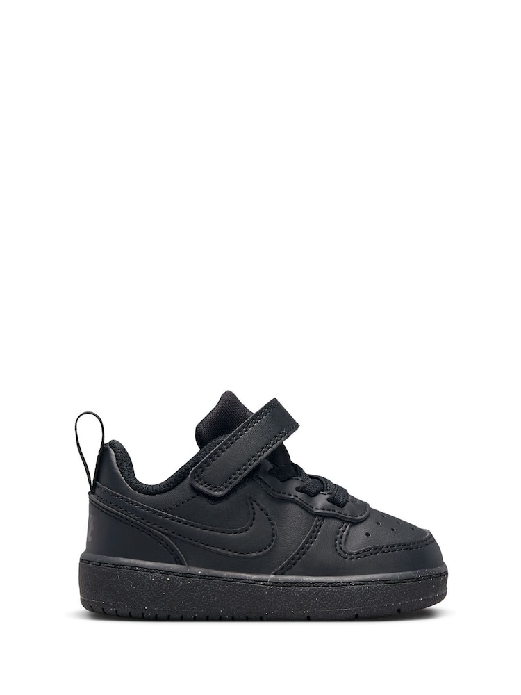 Черный - низкие кроссовки для малышей Nike Court Borough Recraft - Image 1 of 10