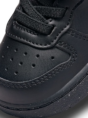Черный - низкие кроссовки для малышей Nike Court Borough Recraft - Image 10 of 10