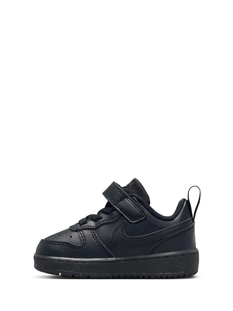 Nike Black Infant Court Borough Low Recraft Trainers - Image 4 of 10