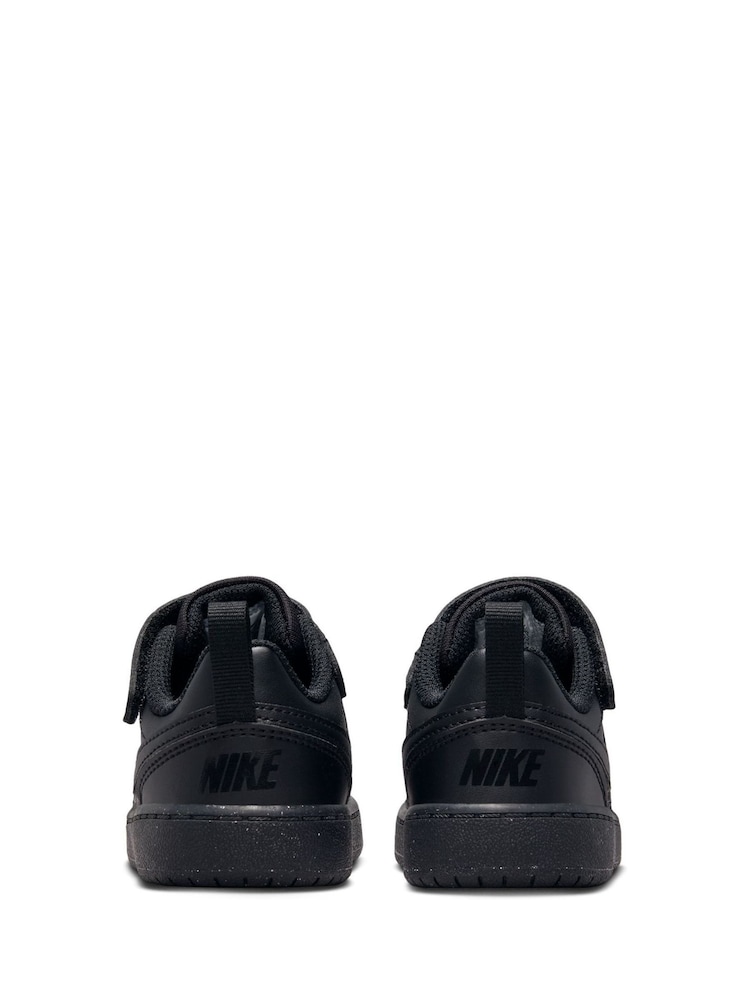 Nike Black Infant Court Borough Low Recraft Trainers - Image 6 of 10