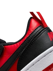 Nike Red/Black Junior Court Borough Low Recraft Trainers - Image 11 of 11