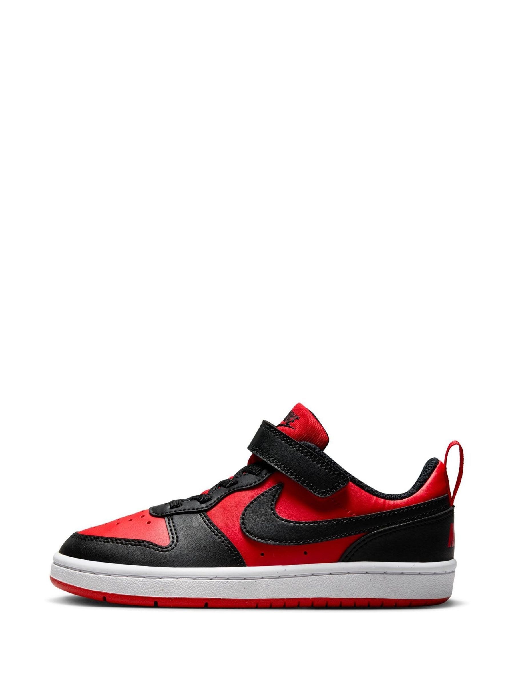 Buy Nike Red Black Junior Court Borough Low Recraft Trainers from Next Denmark