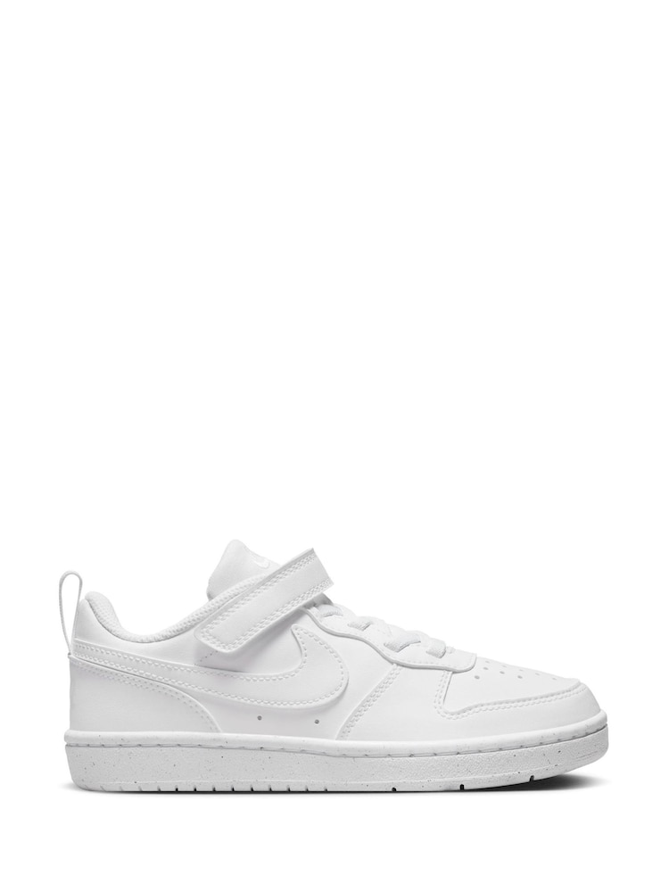 Weiß - Nike Junior Court Borough Low Recraft Turnschuhe - Bild 1 von 11 Weiß - Nike Junior Court Borough Low Recraft Turnschuhe - Bild 1 von 11