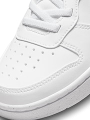 Nike White Junior Court Borough Low Recraft Trainers - Image 11 of 11