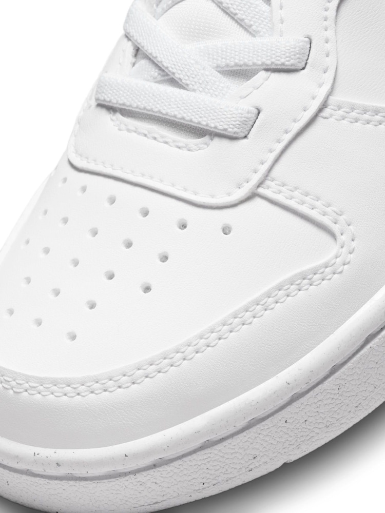 Weiß - Nike Junior Court Borough Low Recraft Turnschuhe - Bild 11 von 11 Weiß - Nike Junior Court Borough Low Recraft Turnschuhe - Bild 11 von 11