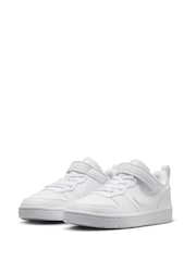 Nike White Junior Court Borough Low Recraft Trainers - Image 5 of 11