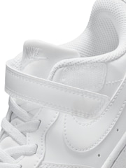 Nike White Junior Court Borough Low Recraft Trainers - Image 9 of 11