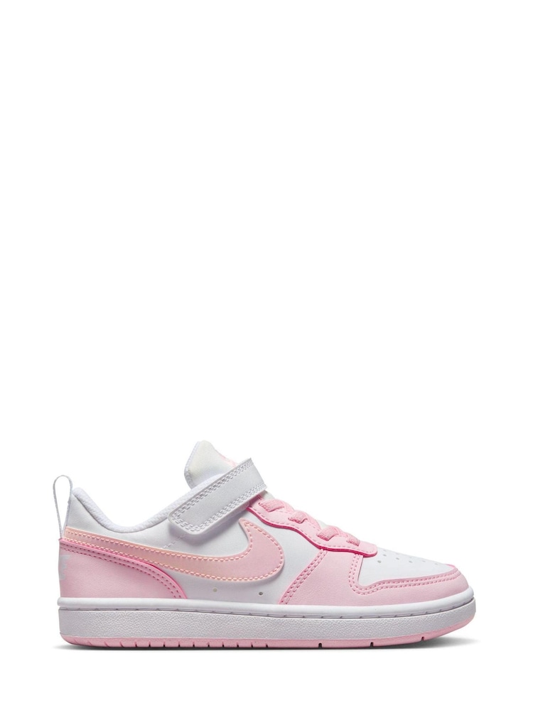 Weiß, pink: - Nike Junior Court Borough Low Recraft Turnschuhe - Bild 1 von 11 Weiß, pink: - Nike Junior Court Borough Low Recraft Turnschuhe - Bild 1 von 11