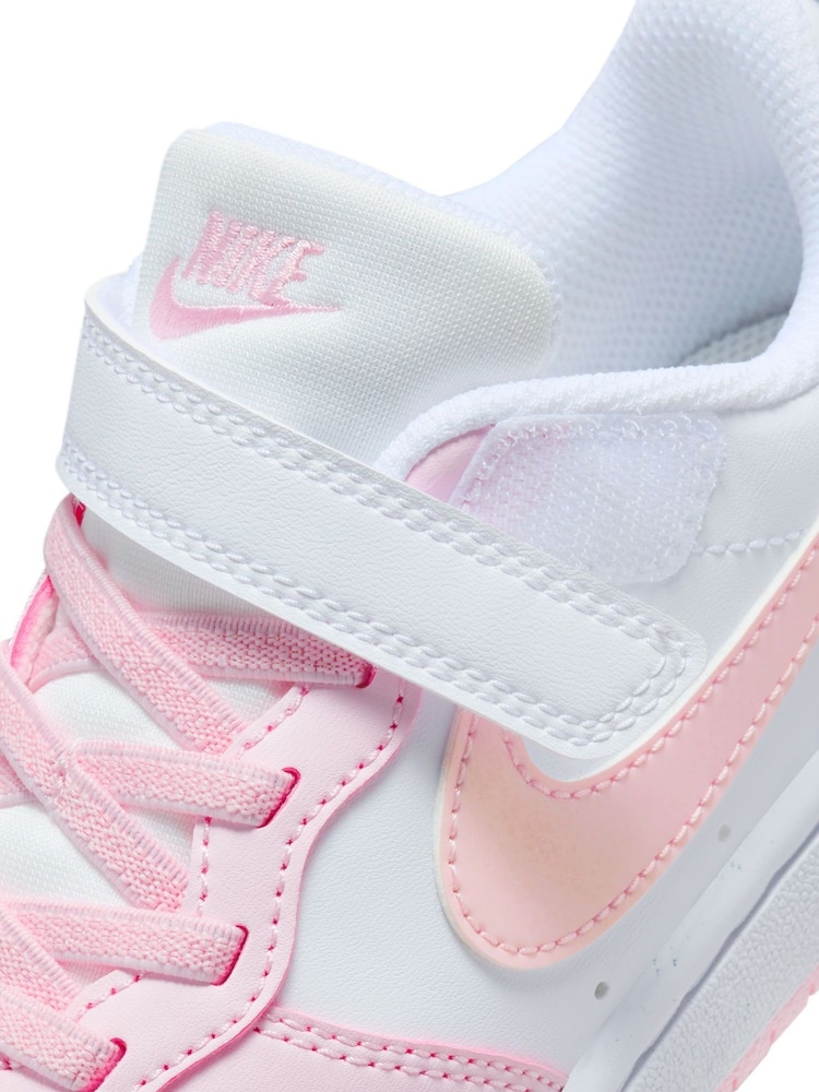 Weiß, pink: - Nike Junior Court Borough Low Recraft Turnschuhe - Bild 11 von 11 Weiß, pink: - Nike Junior Court Borough Low Recraft Turnschuhe - Bild 11 von 11