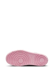 Nike White/Pink Junior Court Borough Low Recraft Trainers - Image 8 of 11