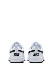 Nike White/Black Junior Court Borough Low Recraft Trainers - Image 6 of 11