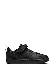 Черный - Детские низкие кроссовки Nike Court Borough Recraft - Изображение 1 из 12