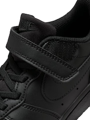 Черный - Детские низкие кроссовки Nike Court Borough Recraft - Изображение 12 из 12