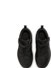 Черный - Детские низкие кроссовки Nike Court Borough Recraft - Изображение 8 из 12