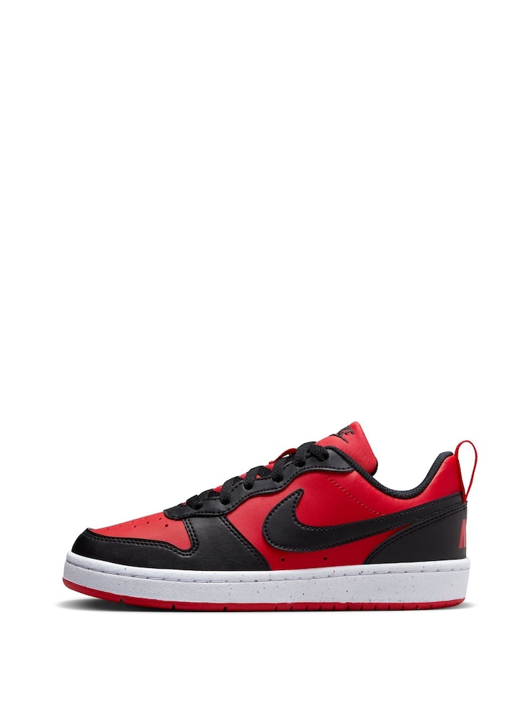 Rot/Schwarz - Nike Teenager Court Borough Recraft Niedrige Turnschuhe - Bild 2 von 10 Rot/Schwarz - Nike Teenager Court Borough Recraft Niedrige Turnschuhe - Bild 2 von 10