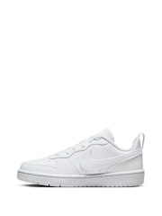 Biały - Nike Youth Court Borough Low Recraft Trainers - Image 4 of 10