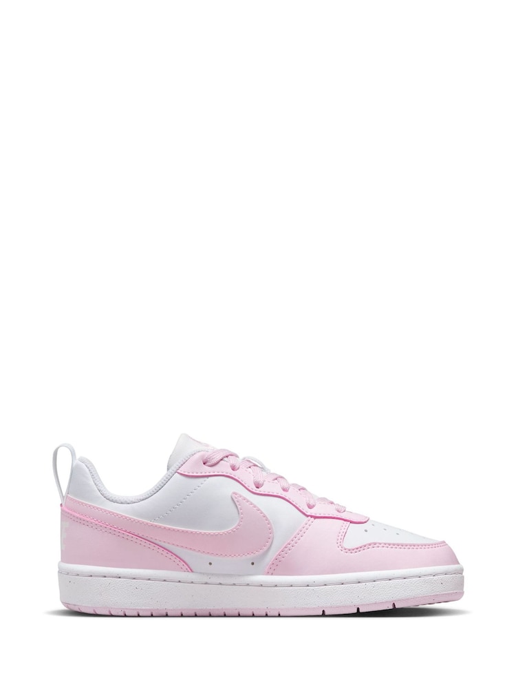 Wit/roze - Nike Youth Court Borough Low Recraft sneakers - Image 3 of 11