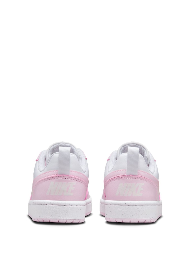 Wit/roze - Nike Youth Court Borough Low Recraft sneakers - Image 6 of 11